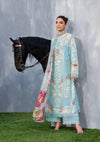 ELYA EMBROIDERED LAWN LASERWORK FRONT PANEL and DIGITAL PRINTED CHIFFON DUPATTA from ELAF LUXURY LAWN 2025 VOL 2
